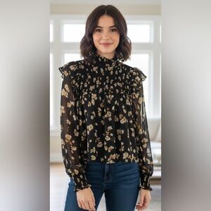 Opt floral blouse